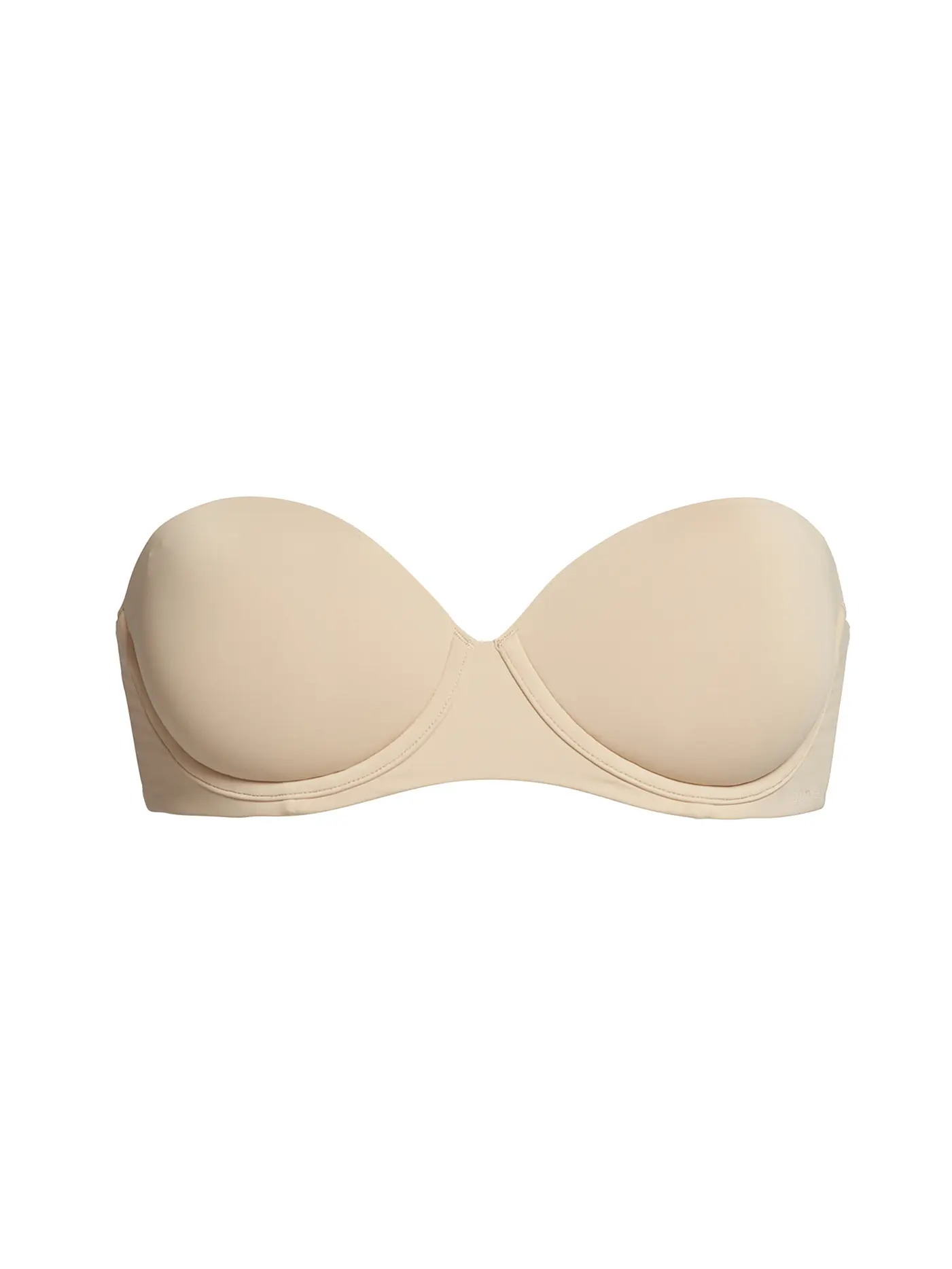 CALVIN KLEIN | Push Up BH Strapless black | beige